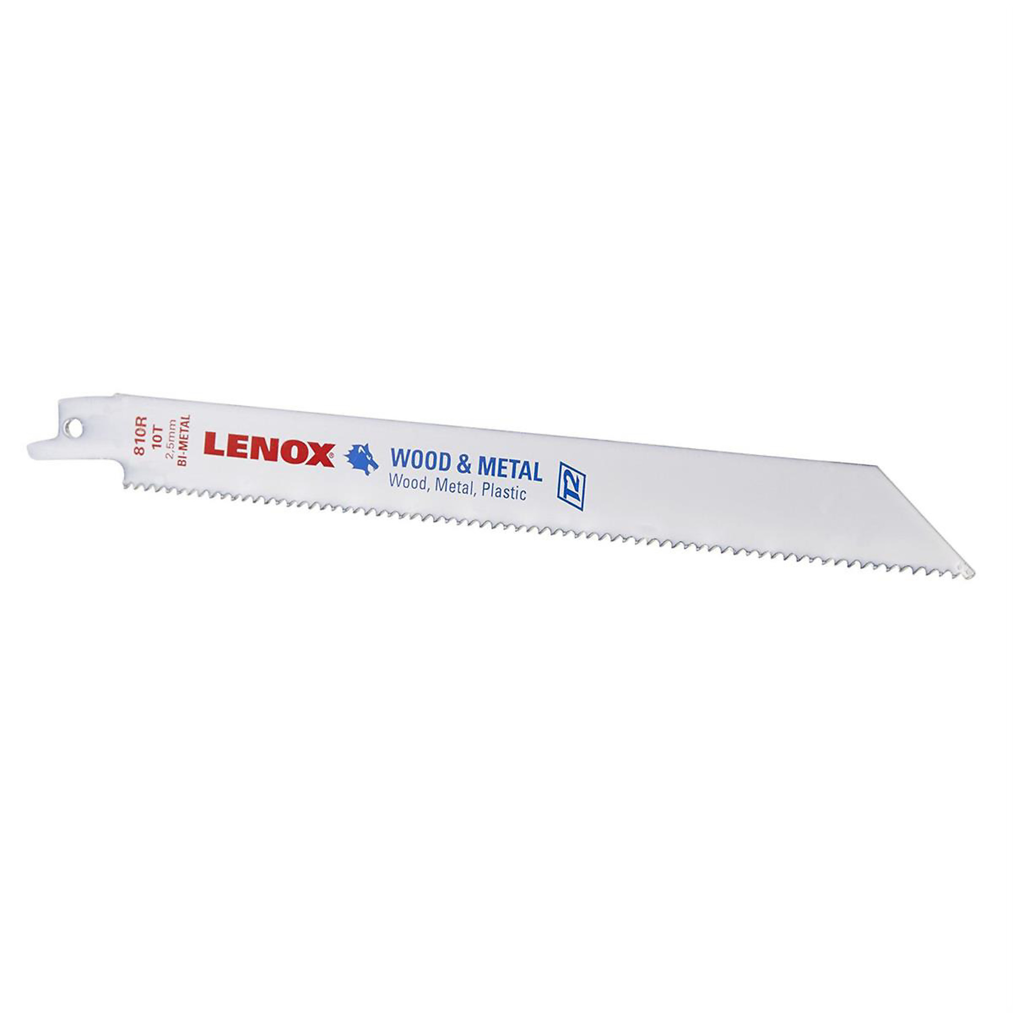 Lenox Tools Reciprocating Saw Blades — 8in., Bi-Metal, Shatterproof, Shock Resistant, Model# LEX22753